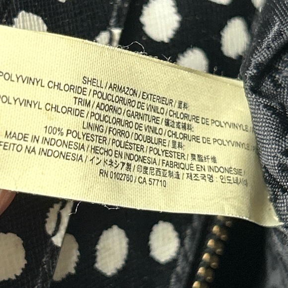 kate spade Black and White Dot Tote Approx. 16 x 9.5 x 5 - Picture 12 of 14